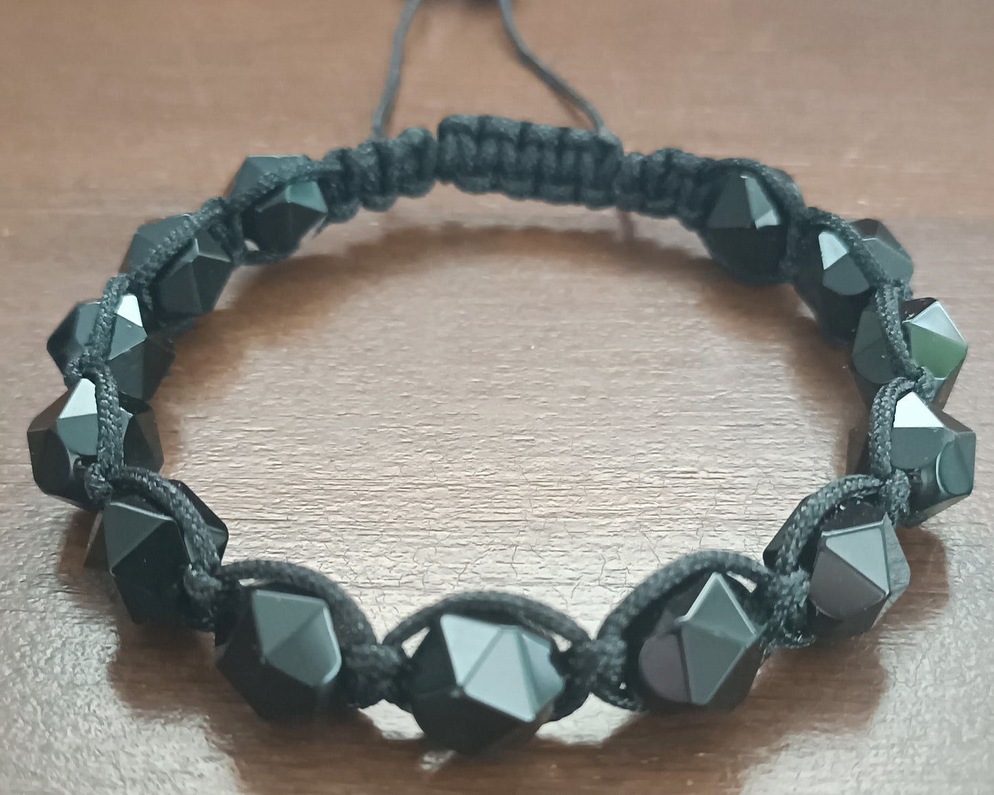 Bracelet d'homme Agate noir