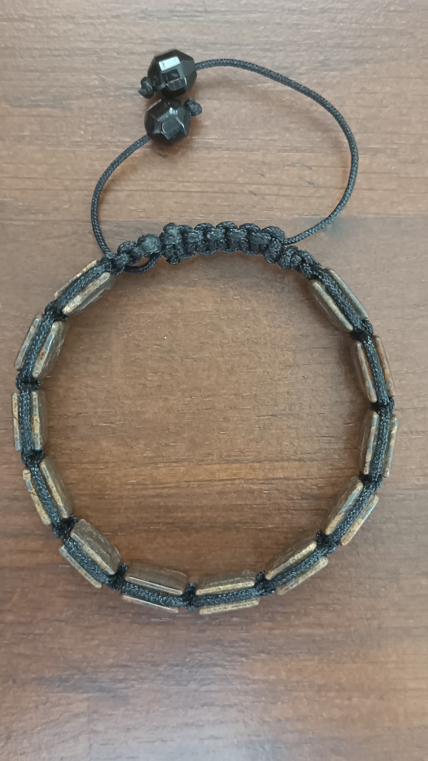 Bracelet d'homme Bronzite carré