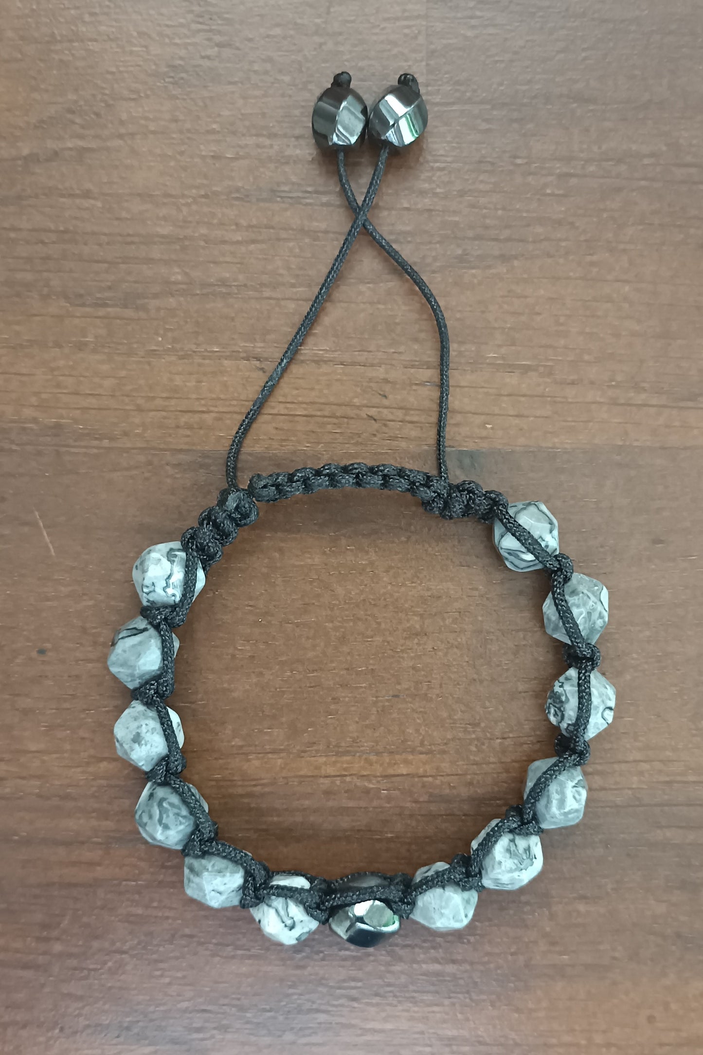 Bracelet d'homme Jasper paysage gris