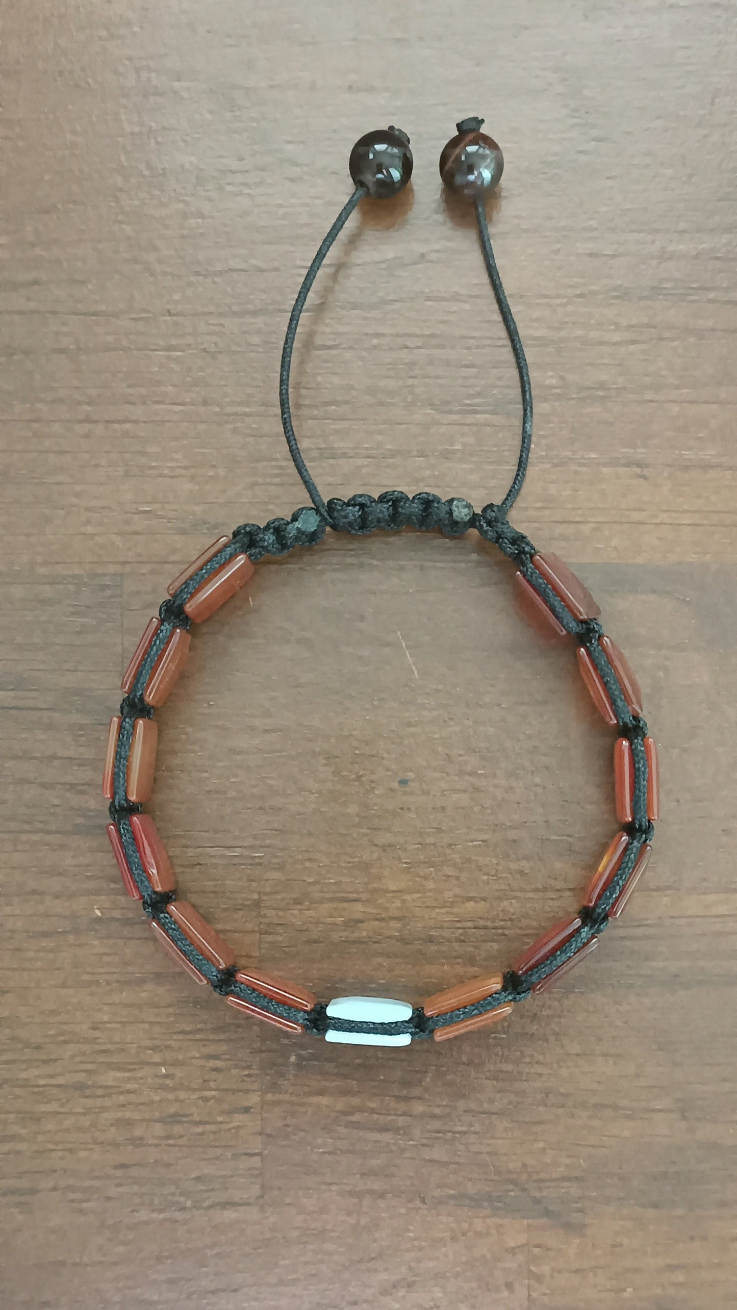 Men's Square Agate Bracelet