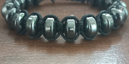 Bracelet d'homme Hématite rondelle