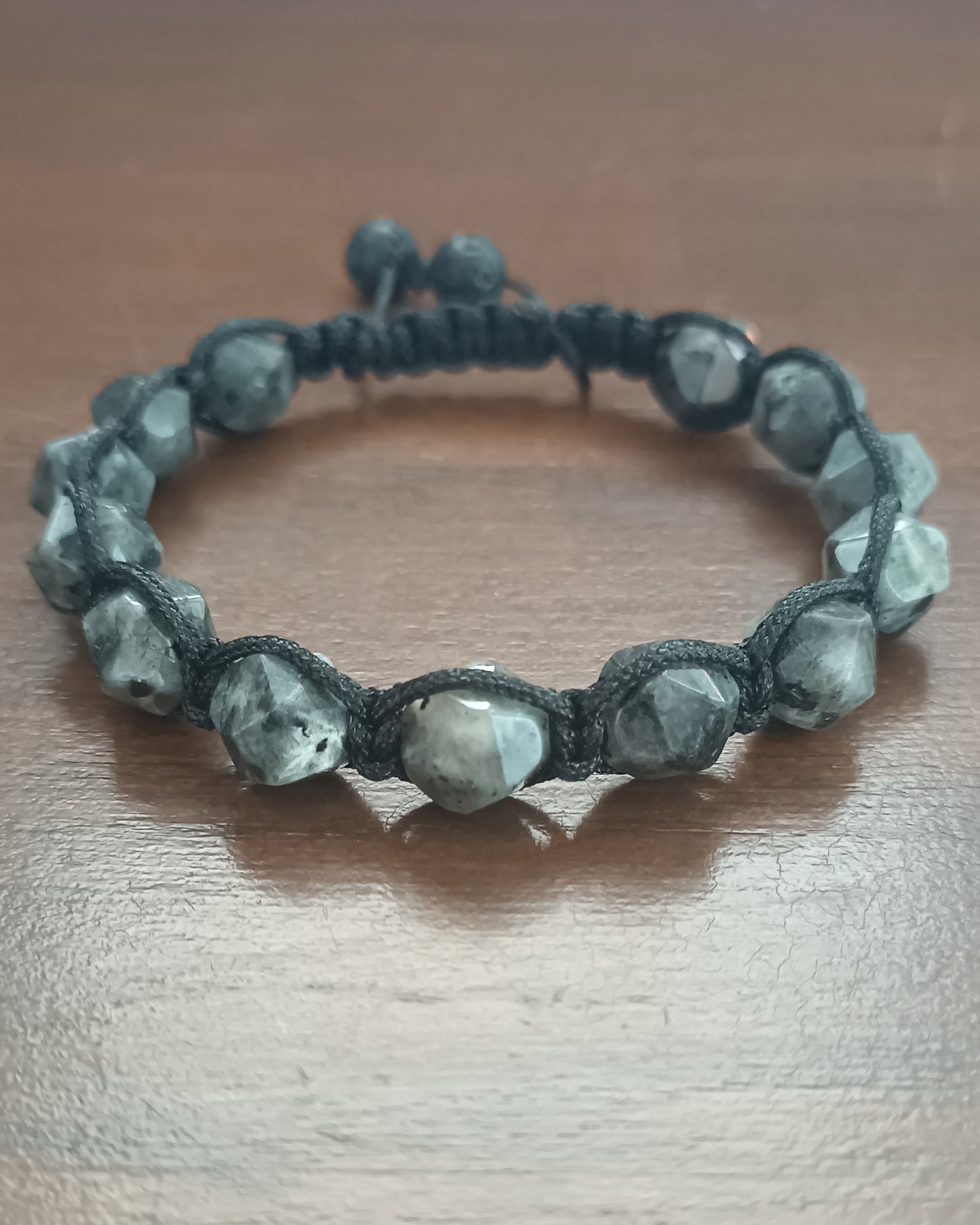 Bracelet d'homme Labradorite facetté