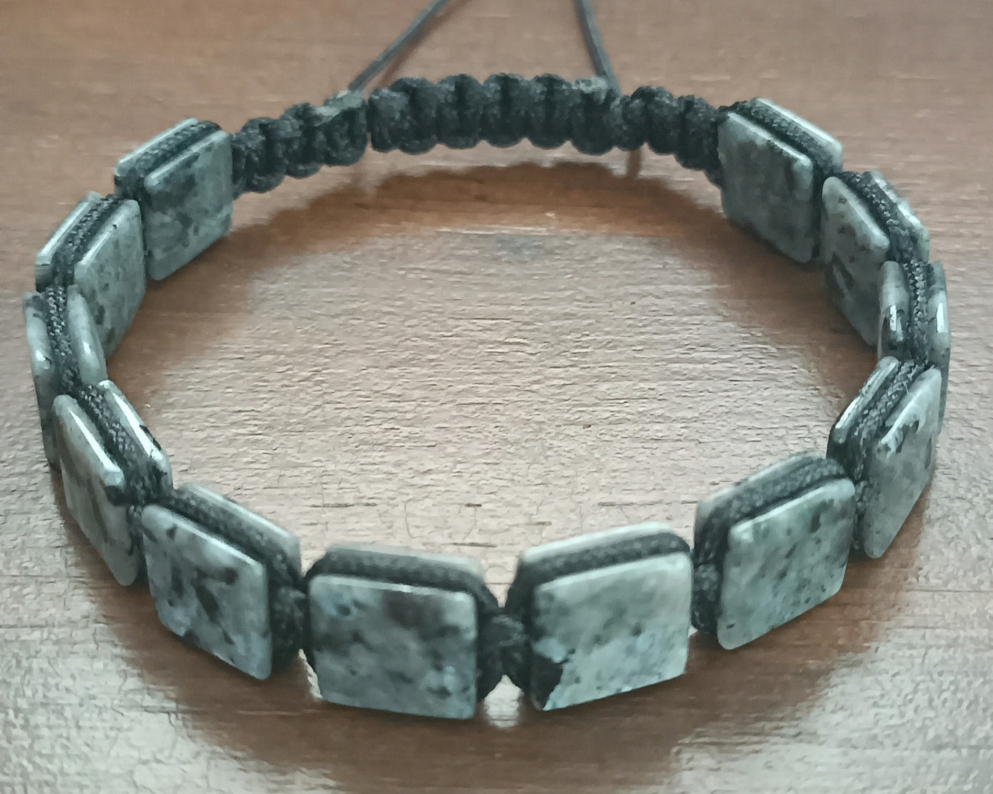 Bracelet d'homme Labradorite carré