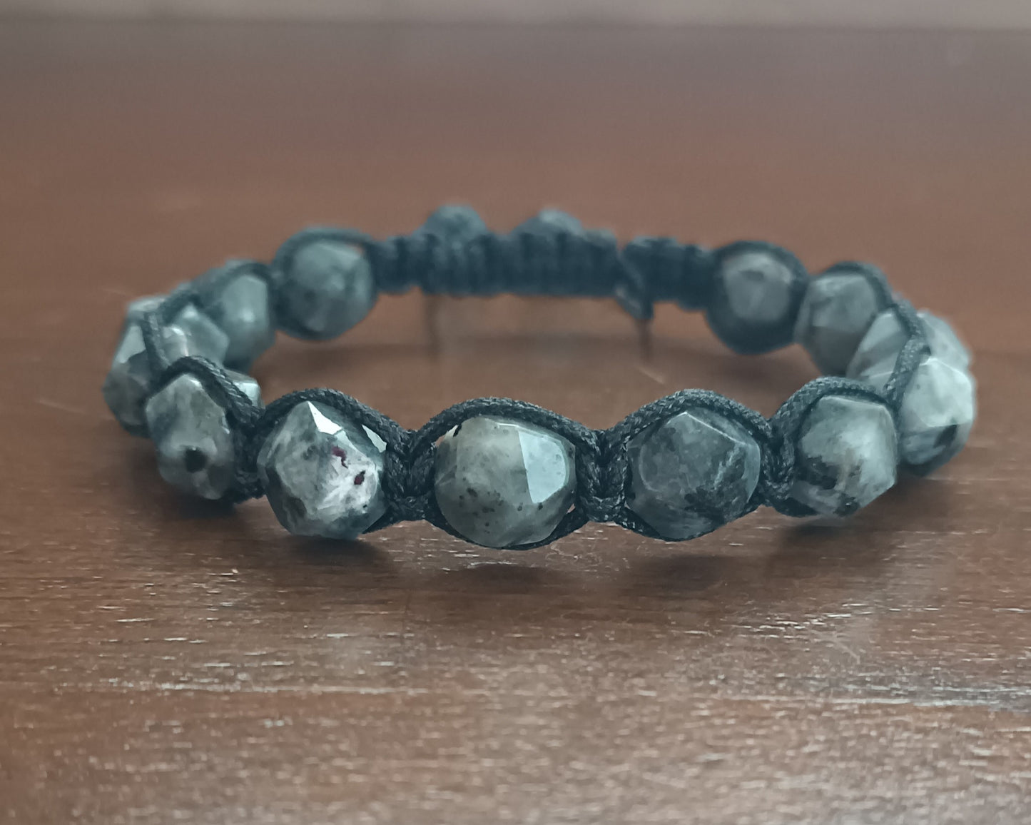 Bracelet d'homme Labradorite facetté