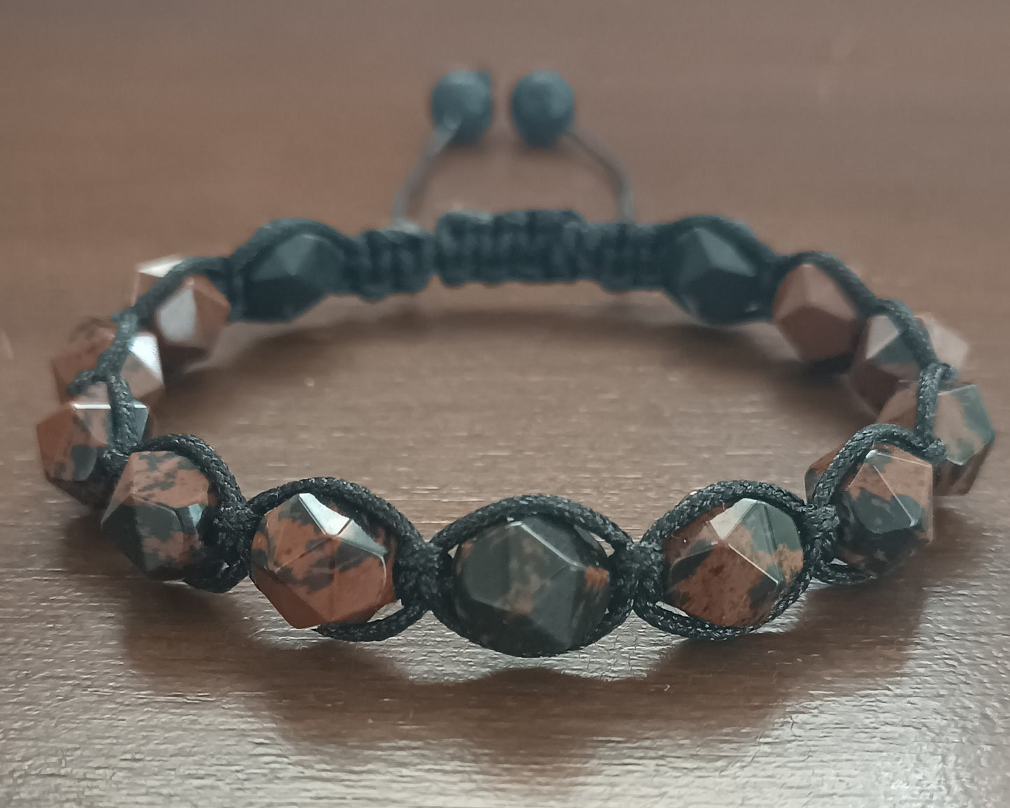 Mahogany Obsidian Men's Bracelet 